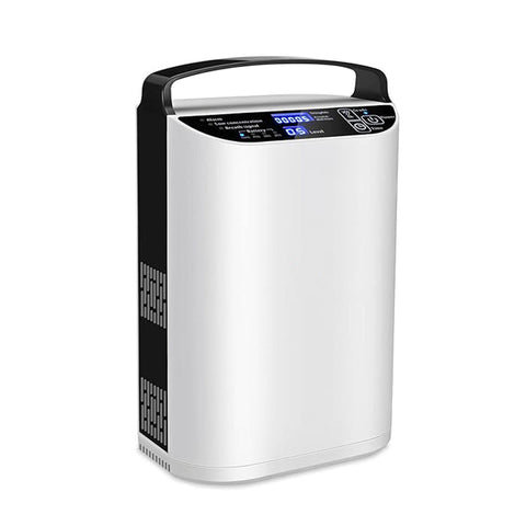 Draagbare zuurstofconcentrator - Acht lagen - 5L - 55 dB - 240V - 93% zeer zuivere zuurstof - Wit