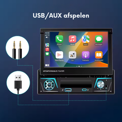 Car Multimedia Player - 2 Din - 7Inch - MP5 - Carplay Screen - Touchscreen - Car Navigation System - Universal - Multimedia Car Radio