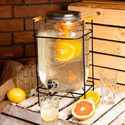 Dispenser - Drankdispenser - CSX en Organisatie Dispenser - Glazen Drankdispenser - 8L - Transparant Wit