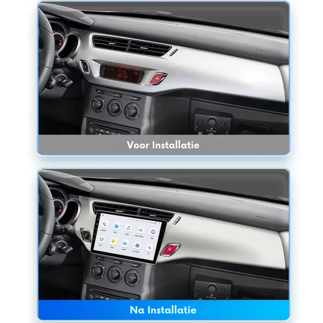 Auto Multimedia Speler - Voor Citroen C3 DS3 2010-2016 - 1GB16GB - 4G RDS - Carplay Scherm - Navigatiesysteem Auto - Multimedia Autoradio - Zwart