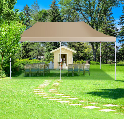 Partytent – Feesttent – Paviljoen – Tuintent – Opvouwbare Tent – 3x6 m – Waterdicht – 4 Afneembare Zijwanden – Verstelbare Hoogte – Inclusief Draagtas
