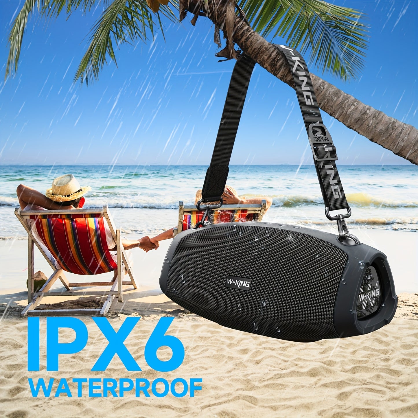 Draadloze Speaker – Bluetooth Speaker – Outdoor Speaker – Portable Speaker – Mobiele Speaker – 70W Krachtig Geluid – IPX6 Waterbestendig Met Microfoon