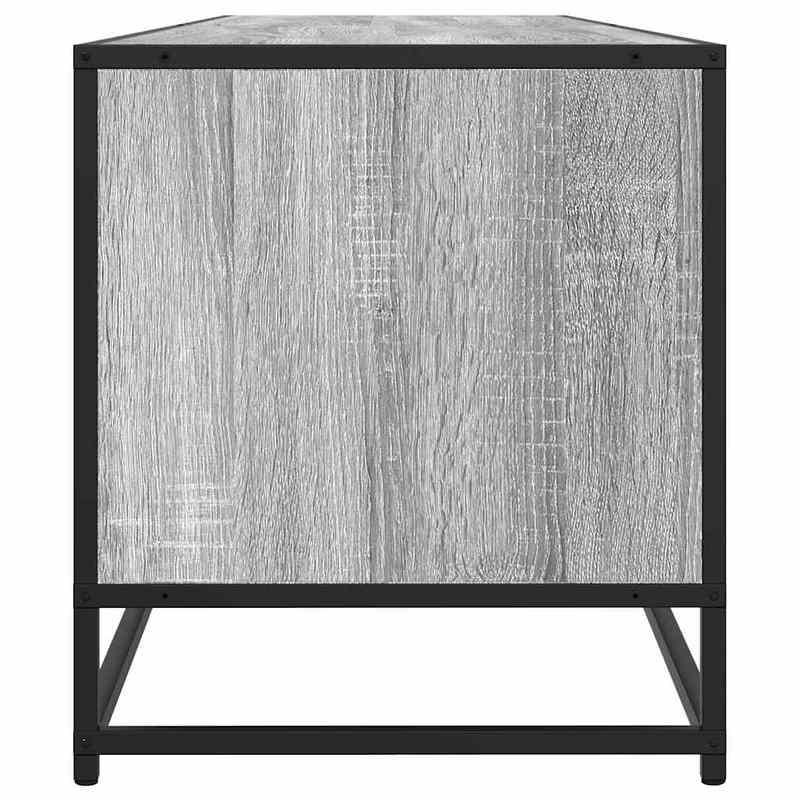 TV cabinet gray sonica 180.5x40x46cm wood material,  Minimalist Style, Sleek Design, Furniture Piece, Entertainment Center, Family Homes, Apartment Living