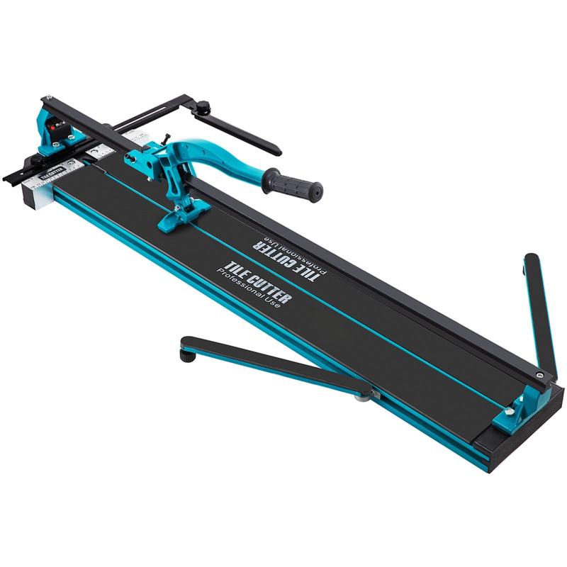 Tegelsnijder – Tegelknipper – Tegelsnijmachine – Handmatige Tegelzaag – Keramieksnijder – Aluminium Constructie – Infrarood Laser Positionering – Dubbele Geleiderails – Anti-slip Handvat – Snijlengte 1200 mm