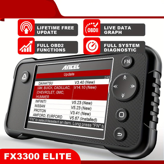 OBD2 Scanner – Diagnoseapparaat – Foutcode Lezer – Auto Scanner – Systeemdiagnose Tool – Volledige Systeemanalyse – Olie Resetfunctie – Zonder Batterij