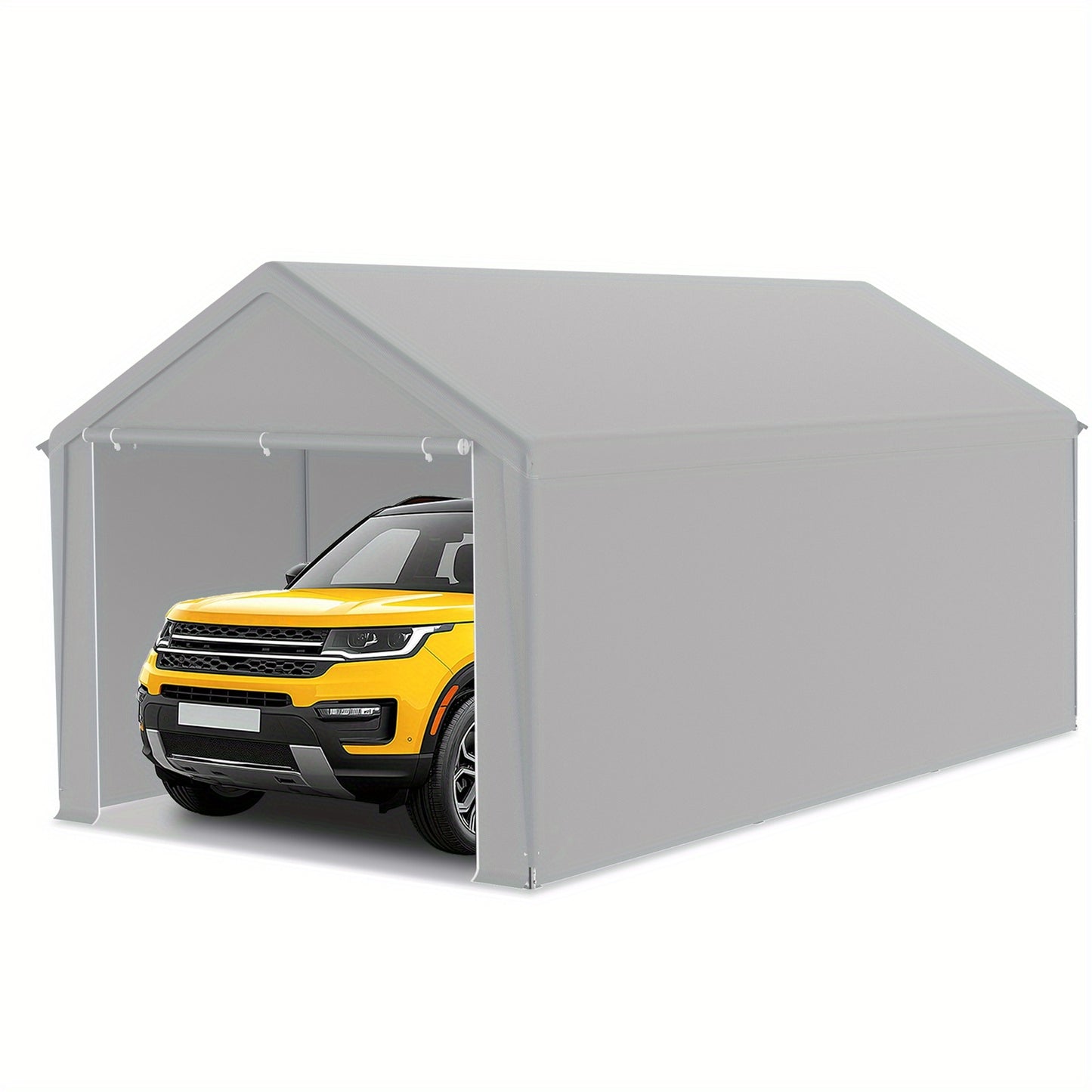 Overkapping Auto – Carport – Garage Tent – Buiten Tent – Schuilhok – 3x6 Meter – Stevig Gegalvaniseerd Stalen Frame – Waterafstotend PE Doek