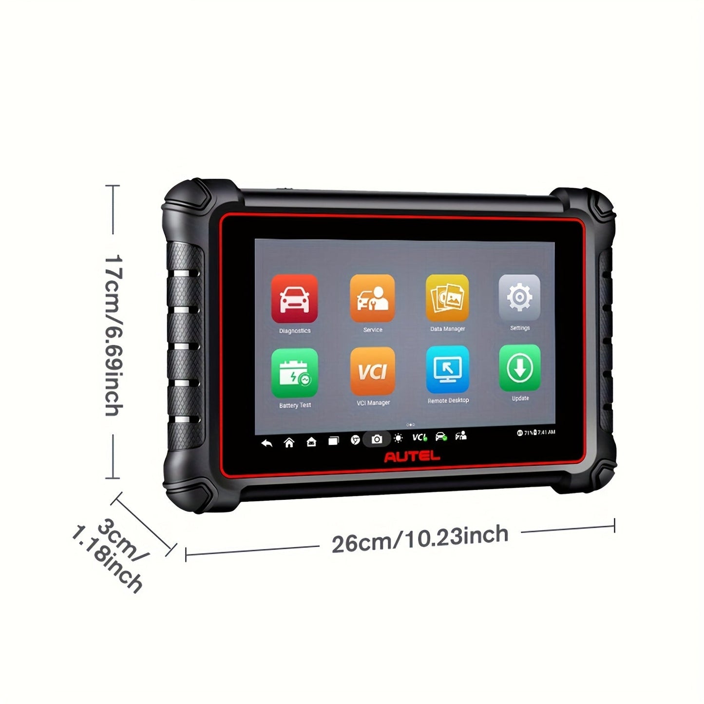Autodiagnose Scanner – Diagnosetool – Uitleesapparaat – Foutcode Lezer – Bidirectionele Scanner – 8 Inch Scherm – 40+ Servicefuncties