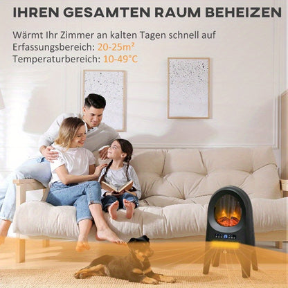 Elektrische Kachel – Mobiele Kachel – Convectorkachel – Ventilatorkachel – Heater – 2000W Vermogen – Timerfunctie Met Oververhittings- en Valbeveiliging