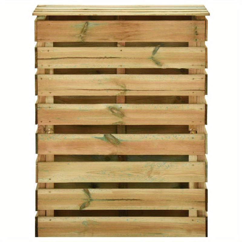 Compostbak – Compostvat – Composter – Compostemmer – Wormenbak – Geïmpregneerd Grenenhout – 80x50x100 cm – Weerbestendig & Stevig