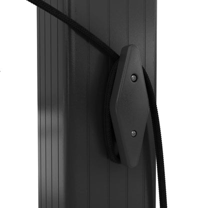 Tuinafscheiding – Tuinscherm – Privacyscherm – Windscherm – Tuinpaviljoen – Uitschuifbaar Dak – Gepoedercoat Stalen Frame – 4x3x2,2m Crème