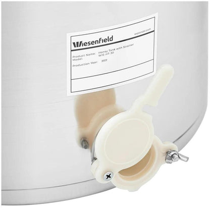 Honey Extractor with a Sieve Lid And STAL 30 L Valve