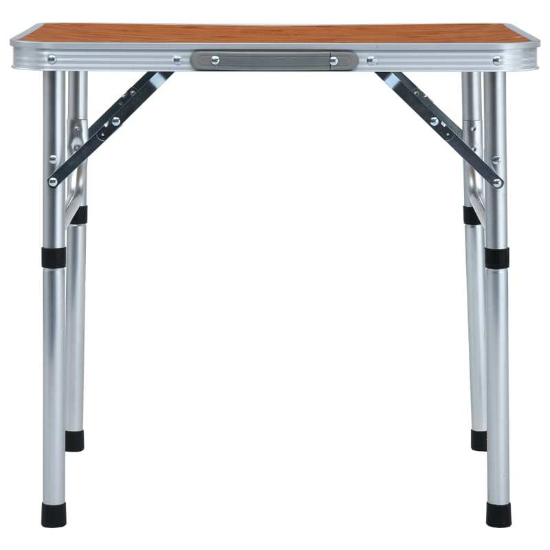 Campingtafel – Inklapbare Tafel – Picknicktafel – Vouwtafel – Draagbare Tafel – Stevig Aluminium – Compact Formaat 60x45 cm