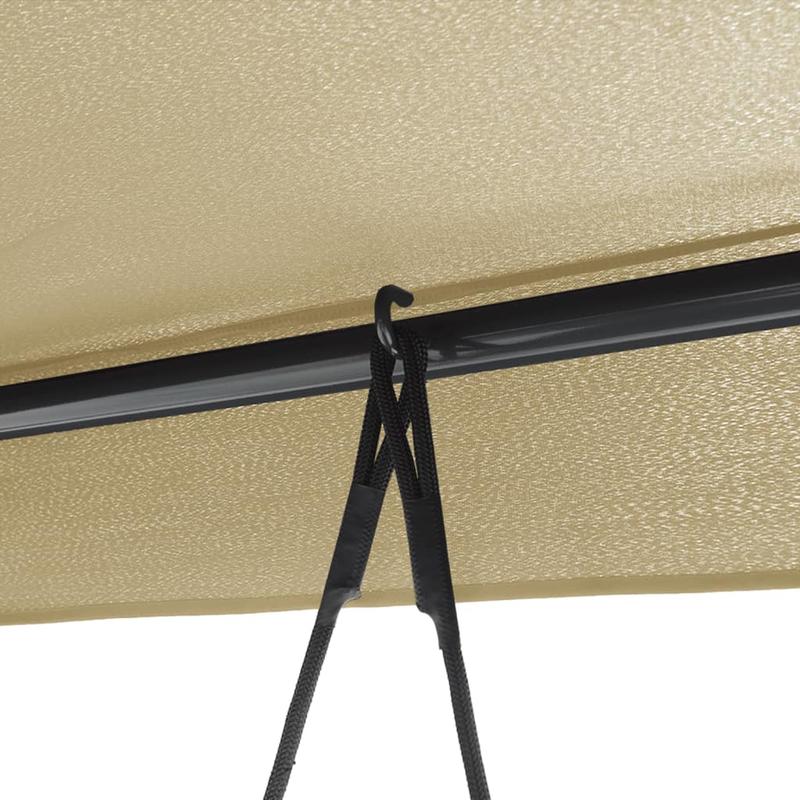 Hollywood Schommelbank – Tuinbank – Zitzak Schommel – Lounger – Swingbed – Stabiel Stalen Frame – Polyester Zonnedak – Sandkleur
