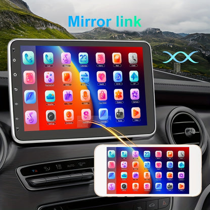 Autorradio – Car Stereo – Autoradio Android – 1-DIN Radio – Auto Multimedia – 10 Inch Touchscreen – Android 13 Besturingssysteem – WiFi & Mirror Link