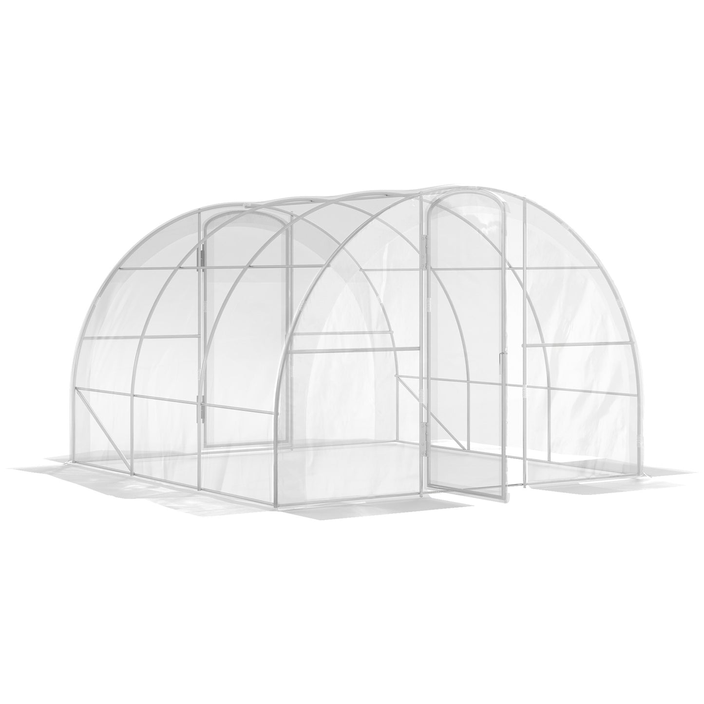 Kas – Kweekkas – Tuinkas – Broeikas – Plantenkas – Grote Afmeting 3x3 m – UV-bestendig PE 150 g/m²