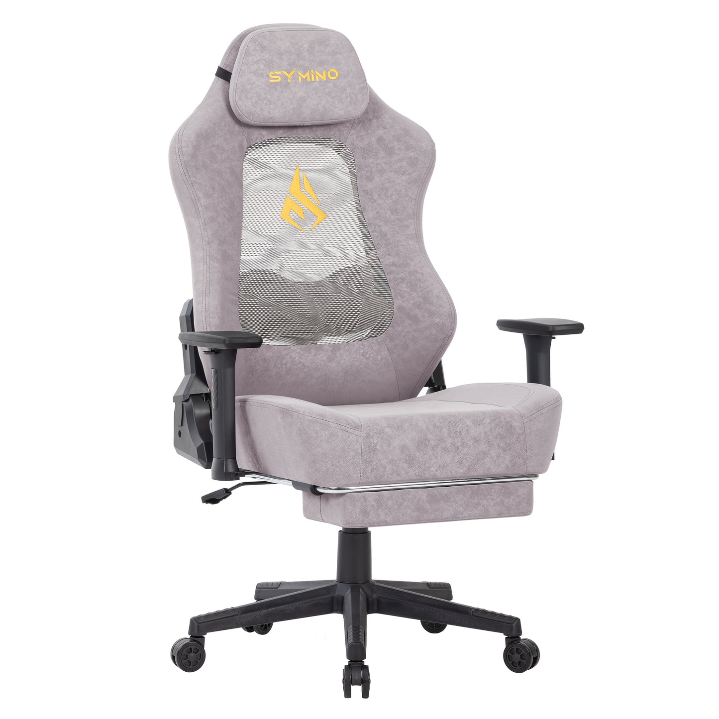 Bureaustoel – Ergonomische Stoel – Office Chair – Computerstoel – Kantoorstoel – Mesh Rugleuning – Verstelbare Armleuningen en Zithoogte – Inclusief Hoofdsteun en Lendensteun