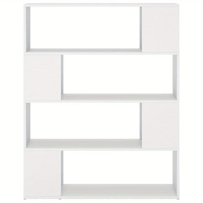 Boekenkast Wit – Room Divider – Opbergkast – Wandkast – Vakkenkast – Modern Design – 100x24x124 cm – Multifunctioneel Voor Woonkamer & Kantoor