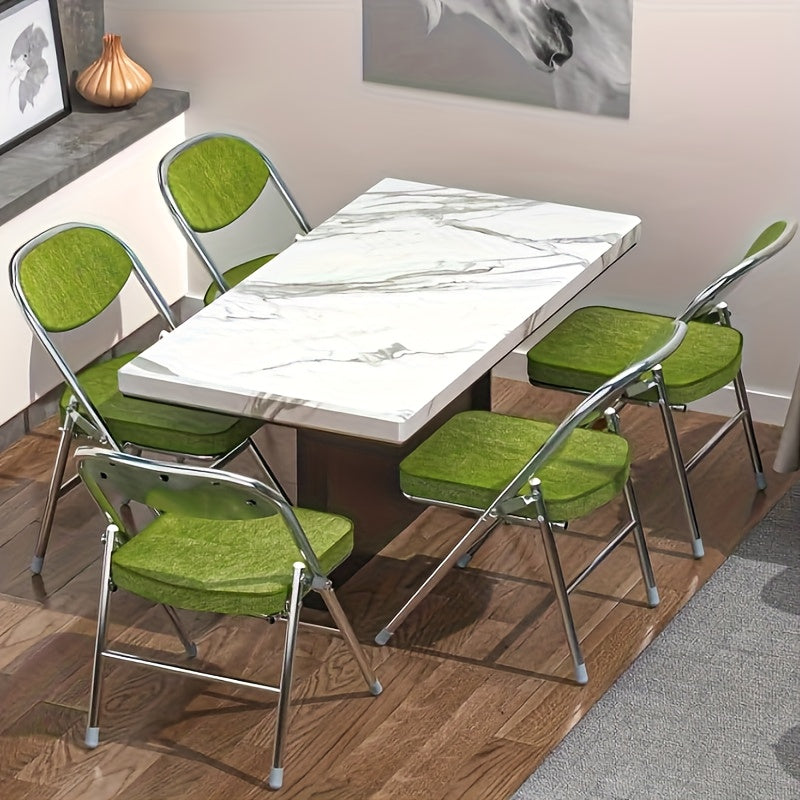 Corduroy Stoelen Set 4 – Eetkamerstoelen – Vergaderstoelen – Kantinestoelen – Evenementenstoelen – Comfortabel en Duurzaam – Stapelbaar en Direct Gebruiksklaar