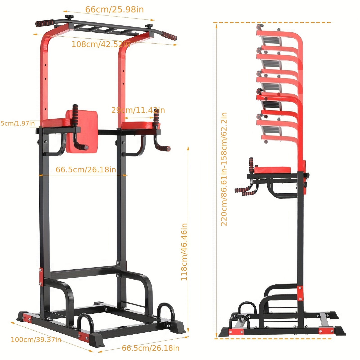 Pull-up Bar – Optrekstang – Fitness Stang – Training Bar – Thuis Fitness Apparatuur – Multifunctioneel – Draagvermogen Tot 200KG