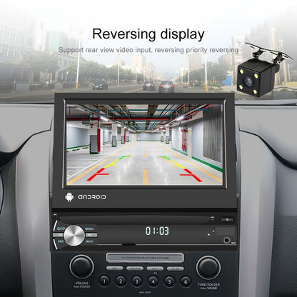 Multimedia Car Radio – Android Autoradio – 1 DIN Speler – Navigatie Systeem – Touchscreen Radio – 7-inch HD Display – GPS Navigatie Met WiFi – Inclusief Draadloze Achteruitrijcamera