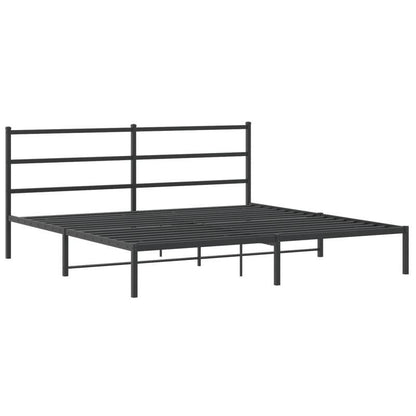 Metalen Bedframe – Bedframe – Bedbodem – Stalen Bedframe – Zwart Bedframe – Robuust Stalen Frame – 183x213 cm – Duurzaam & Stevig