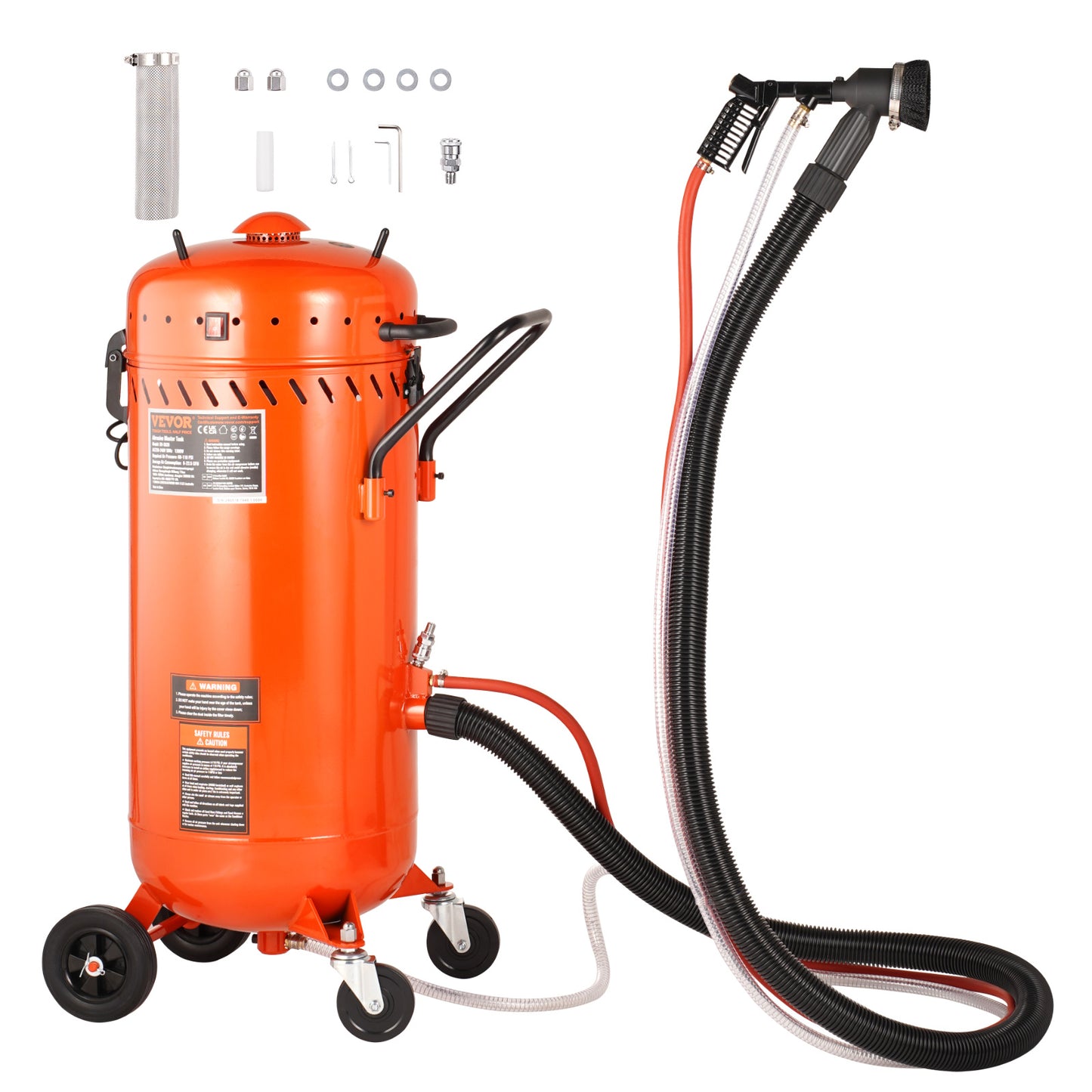 Zandstraalinstallatie – Sandstraalcabine – Zandstraalkast – Zandstraalwerkstation – Vacuüm Zandstraalmachine – 28 Gallon Tank – Krachtige 1200W Motor
