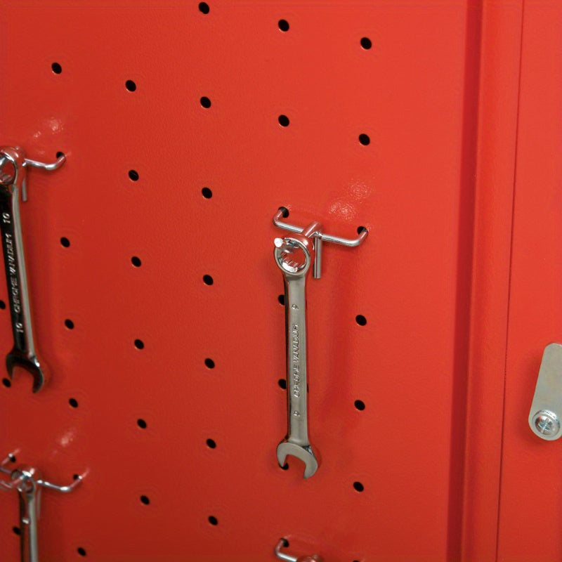 Gereedschapskoffer – Gereedschapstas – Toolbox – Opbergkist – Werkbank – Stalen Constructie – Verrijdbaar Met 4 Wielen – Rood
