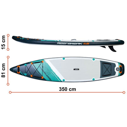 SUP Board – Stand Up Paddleboard – Peddelboard – Paddle Board – Supplank – Lichtgewicht & Duurzaam – Inclusief Accessoires