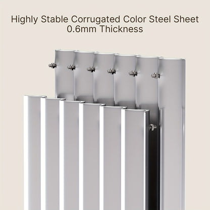 Hoogtebak Tuin – Verhoogd Plantenbed – Moestuinbak – Kruidenbak – Bloembak – Metalen Set – Roestbestendig – Ergonomisch Hoog – 160x80x80 cm