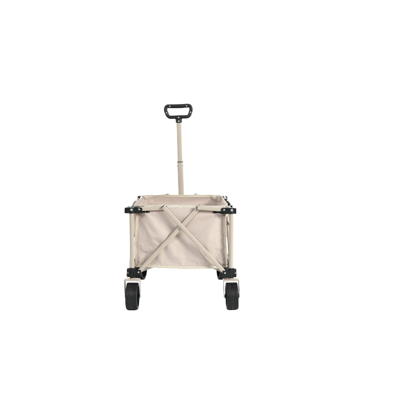 Vouwkar – Bolderwagen – Opvouwbare Kar – Transportwagen – Trolley – Stevig Stalen Frame – All Terrain Wielen – Beige Varianten