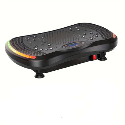 Trilplaat – Vibratieplaat – Vibrerende Fitnessplaat – Powerplate – Fitnessplatform – 7 Lichteffecten – Duurzaam ABS Materiaal