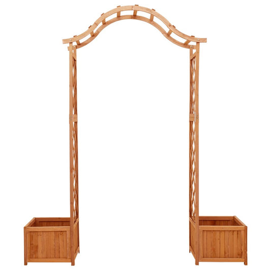 Pergola – Tuinoverkapping – Paviljoen – Prieel – Zonwering – Massief Dennenhout – Geïntegreerde Plantenbakken – Rustieke Uitstraling – Perfect Voor Buitenfeestjes