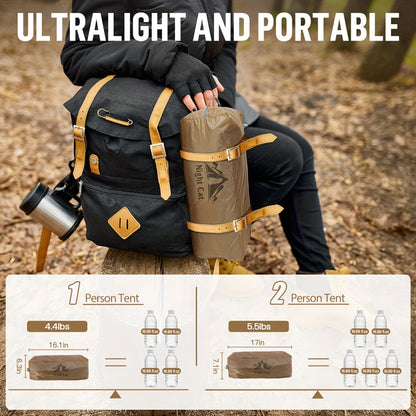 Tent – Kampeertent – Backpacking Tent – Bivaktent – Lichtgewicht Tent – Ultralicht & Compact – Snelle Opzet