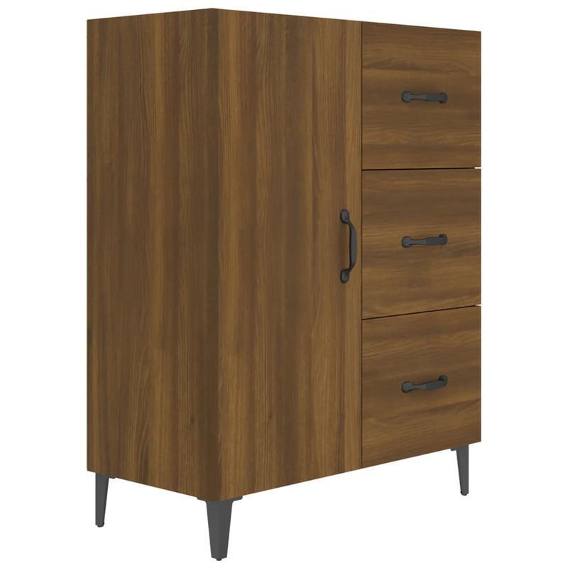 Sideboard 69.5X34X90 Cm Edited Hout Bruin Eikenkleur