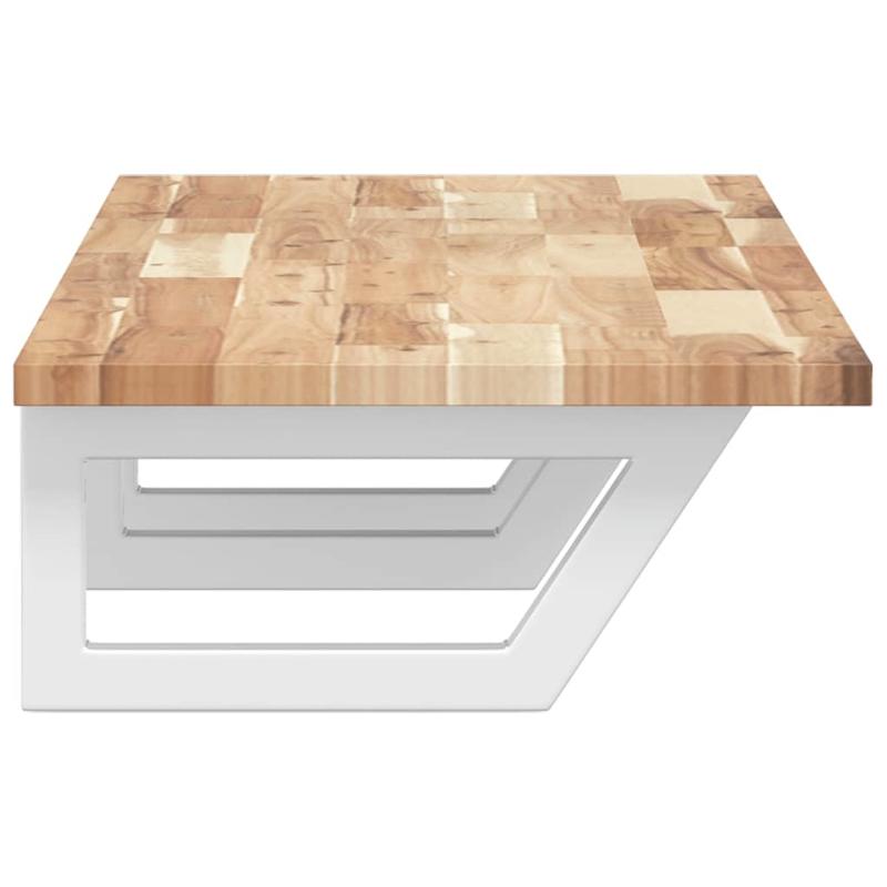 Wandrek – Wandplank – Muurrek – Opbergrek – Plank – Ruimtebesparend Design – Staal Met Acaciahout