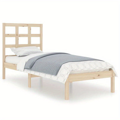 Eenpersoonsbed – Kinderbed – Logeerbed – Slaapbank – Opklapbed – Massief Houten Bed – 90x190 cm – Duurzaam Hardhout – Compleet Gemonteerd