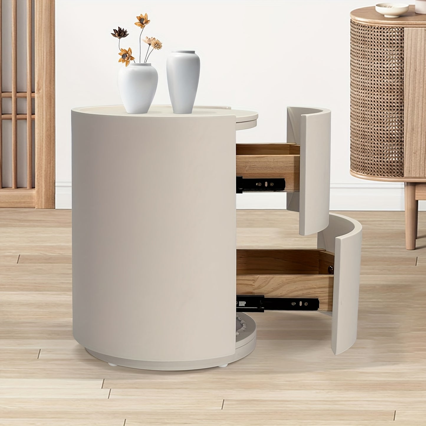 Balkonset – Bistroset – Tuinset – Loungeset – Balkonmeubel – Compact 3-Delig – Weerbestendig Kunststof en Metaal – Inclusief Comfortabele Kussens – Wit
