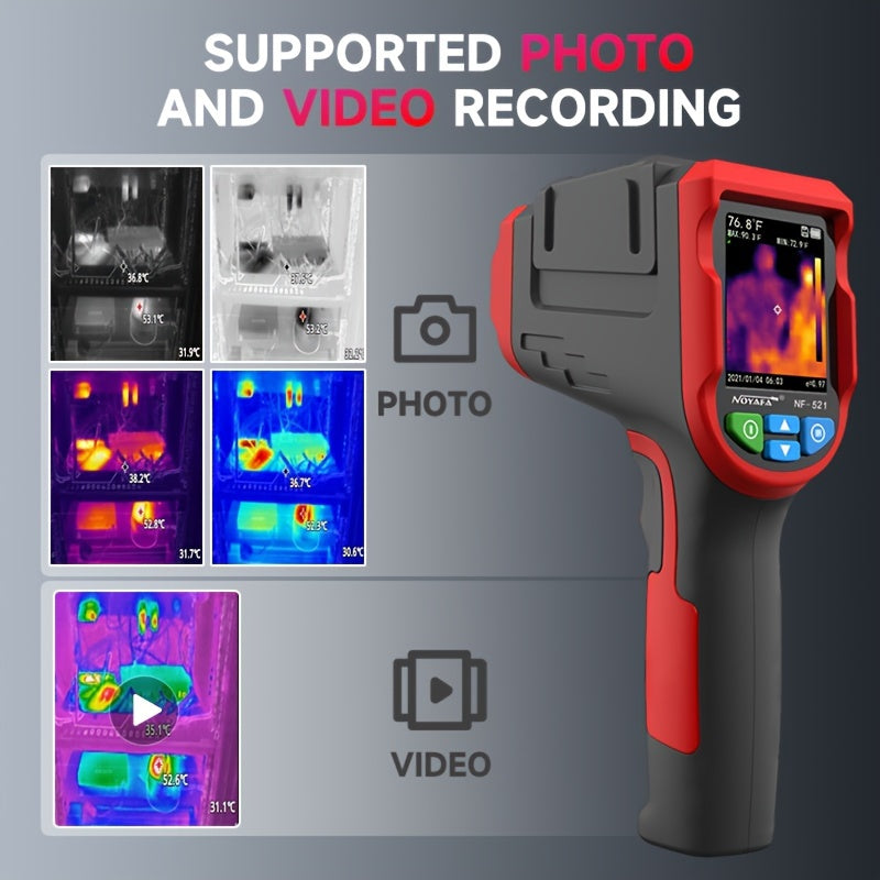 Thermische Camera – Warmtebeeldcamera – Warmte Camera – Thermografische Camera – Infrarood Camera – Draadloos – Oplaadbare 1500mAh Lithium Batterij – Compact Design