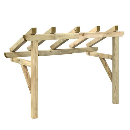 Kweekkast – Kweekbak – Broeikas – Kweektent – Kweekhuis – Massief Grenenhout – 150x100x100 cm – Weerbestendig Groen