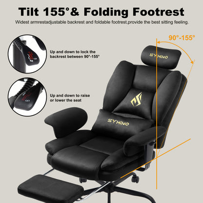 Bureaustoel – Office Chair – Werkstoel – Bureaustoel Ergonomisch – Stoel Thuiswerken – Grijs – Memory Foam Zitting – Open Rugleuning Met Ventilatie