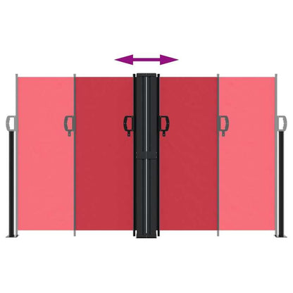 Uitschuifbare Windscherm – Windscherm Balkon – Terras Windscherm – Windblocker – Compact Design – Stevig Polyester Frame - QUORE