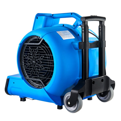 Luchtverplaatser – Ventilator – Droger – Ventilatie – Koolventilator – 3 Instelbare Snelheden – Verstelbare Blaashoeken