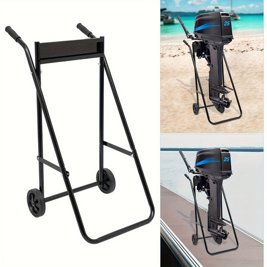 Buitenboordmotor Standaard – Motorwagen – Transportkar – Motorstandaard – Motor Dolly – Opvouwbaar – Koudgewalst Staal – 40 kg Belastbaar