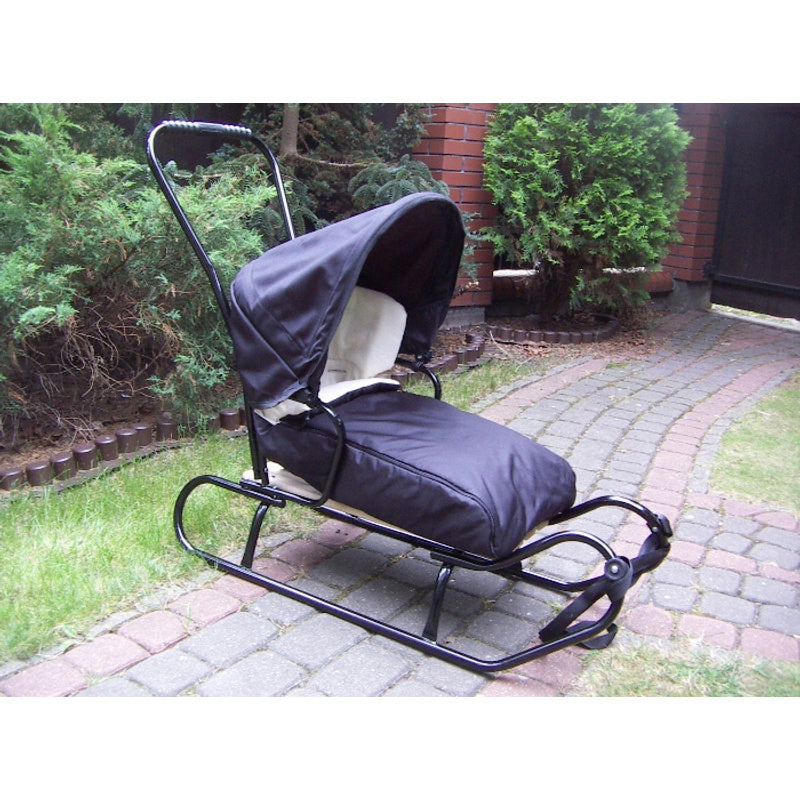 Sleepsleetje – Slede – Slee – Bobslee – Wintercar – 5-in-1 Multifunctioneel Ontwerp – Robuust Stalen Frame & Polar Fleece Slaapzak