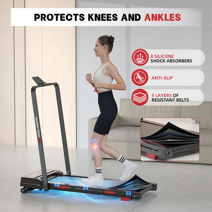 Loopband – Thuisloopband – Compact Loopband – Elektrische Loopband – Inklapbare Loopband – 1 Tot 12 Km/U – Elektrisch Verstelbare Helling