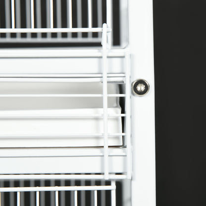 Vogelkast – Vogelkooi – Nestkast – Vogelkooi Binnen – Vogelhuis – Grote Afmetingen 78x75x168 cm – Met Wieltjes en Uitneembare Tray