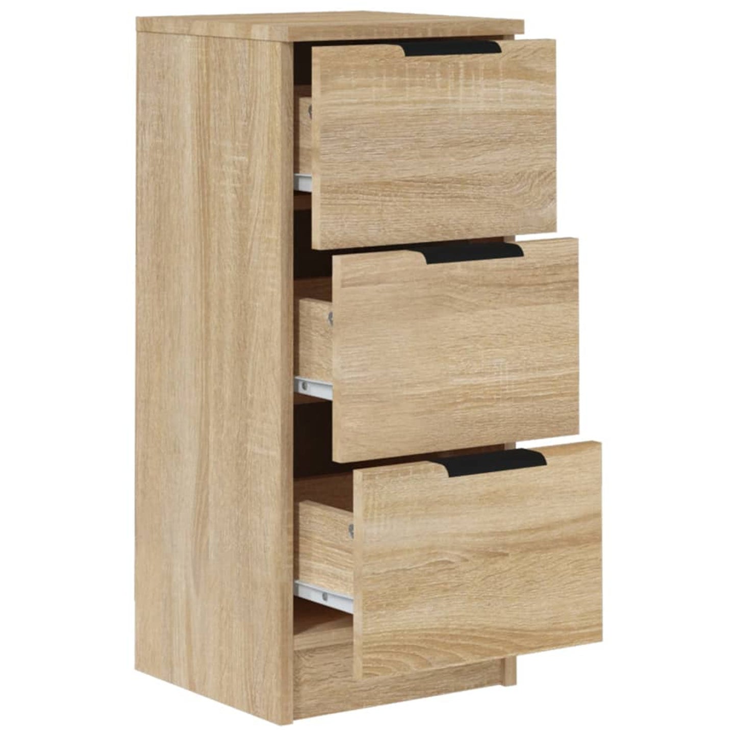 Sideboards 2pcs Sonoma Oak 30x30x70cm Engineered Wood