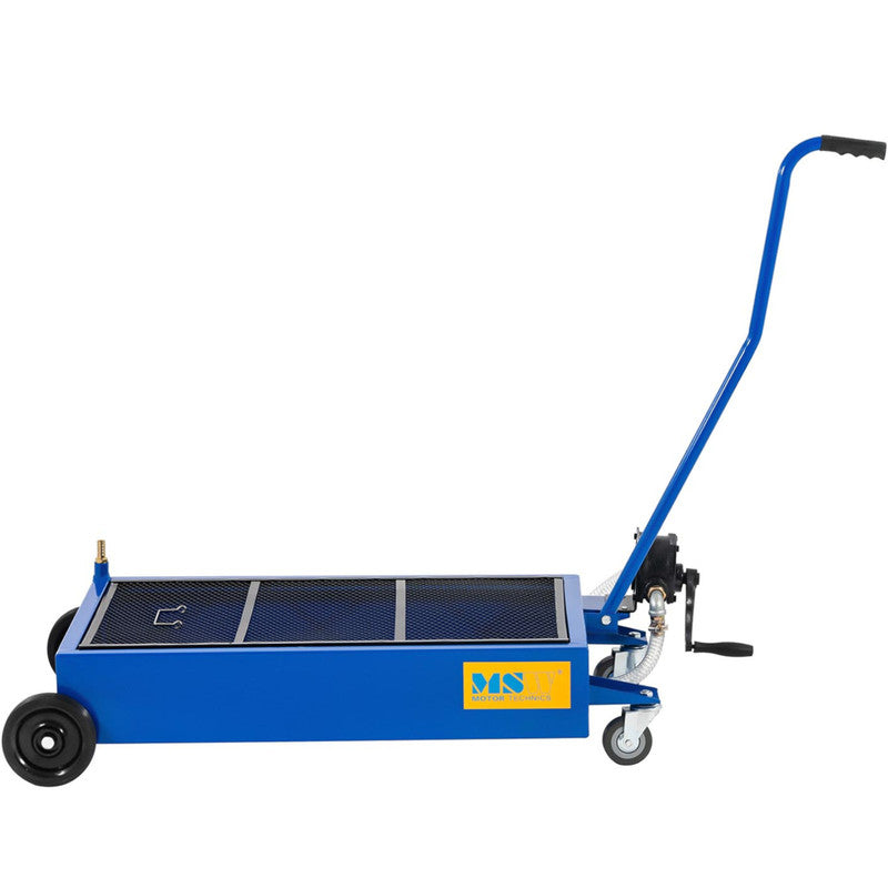 Floor Trolley for Oil Change with Manual Pump 20L/Min 65L