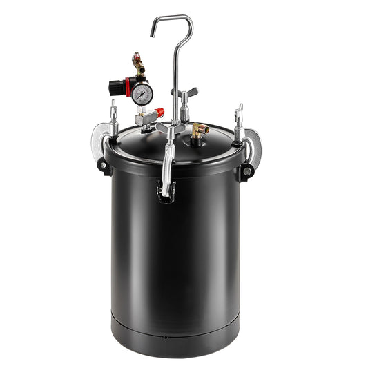 Verfspuitdrukvat – Verfspuittank – Verfspuitreservoir – Verfspuitcontainer – Verfspuitvat – 15 Liter Inhoud – Nauwkeurige Drukmeter