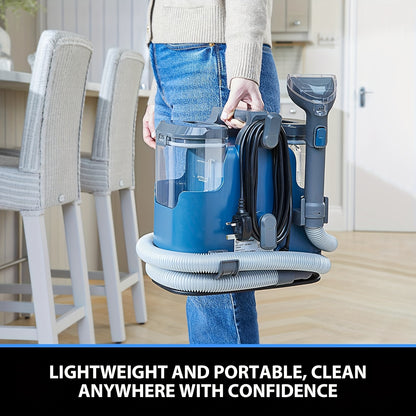 Tapijtreiniger – Vlekkenreiniger – Bankreiniger – Meubelreiniger – Zetelreiniger – 500W Verwarmerfunctie – 1,6L Waterreservoir – Lichtgewicht Compact